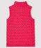 Girls' Sleeveless Jacket POPPY pink/ARGENT grey