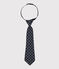 Boys' Tie SMOKING blue/MARSHMALLOW white