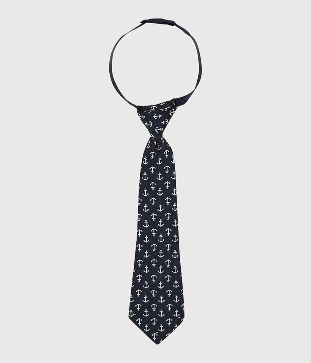 Boys' Tie blue/white