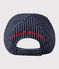 Unisex cap for babies SMOKING blue/MARSHMALLOW white