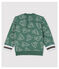 Baby Boys' Brushed Fleece Sweatshirt VALLEE green/VALLEE CLAIR