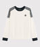Women's sweatshirt MARSHMALLOW white/SMOKING blue