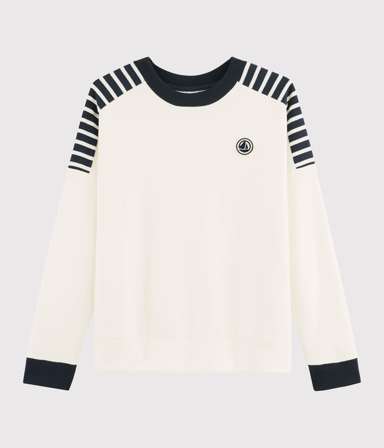 Women's sweatshirt white/blue