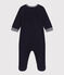 Babies' terry towelling pyjamas  SMOKING blue