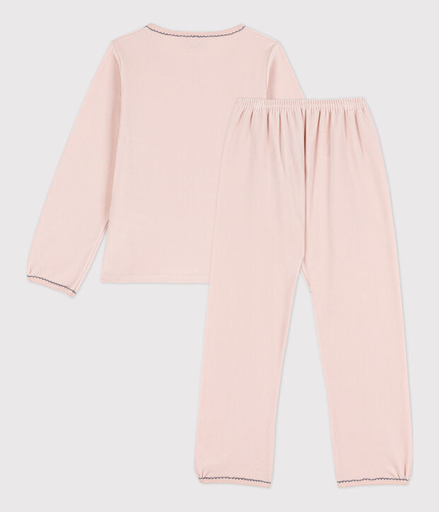 Girls' Velour Pyjamas pink