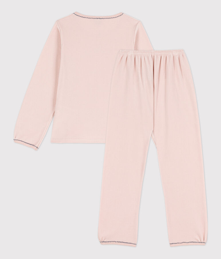Girls' Velour Pyjamas pink