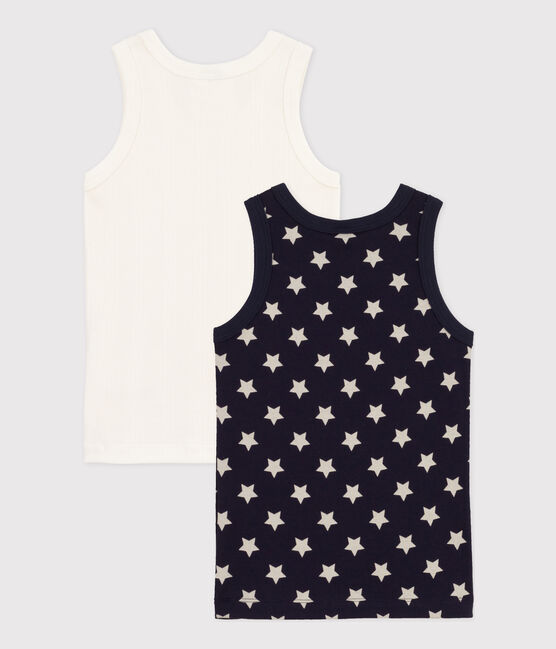 Boys' Starry Cotton Vests - 3-Pack variante 1
