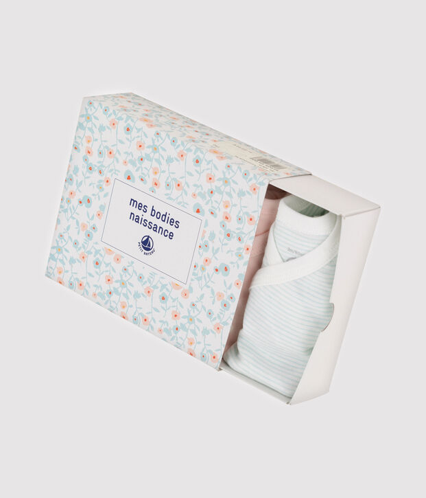 Newborn Babies' Long-Sleeved Bodysuit - 3-Piece Set multicolor