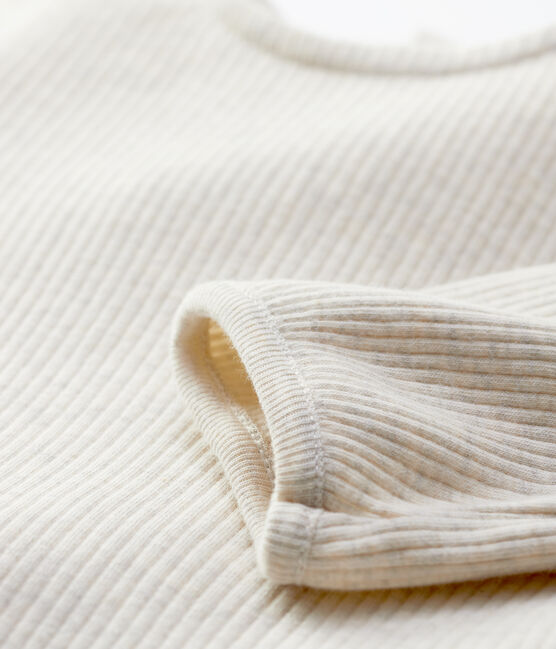 Babies' Cotton Blouse MONTELIMAR CHINE beige