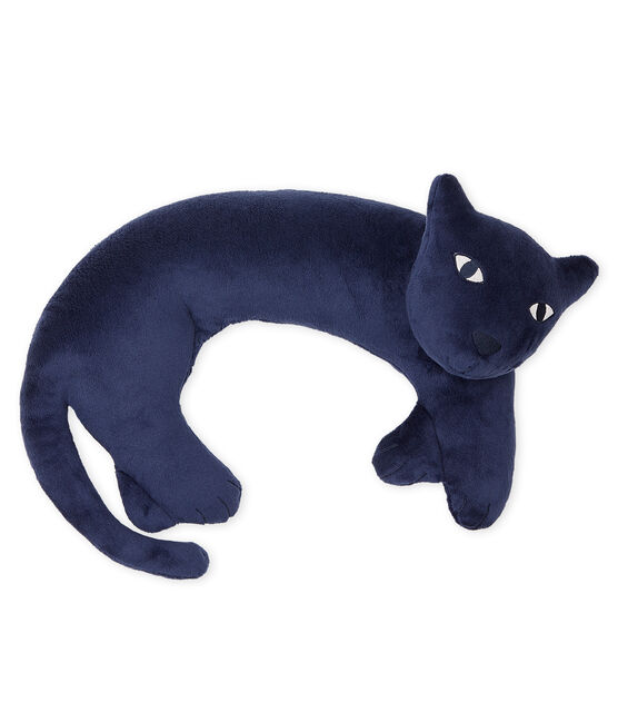 Velour Panther Cushion MEDIEVAL blue