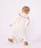 Babies' sweatshirt in plain cotton with a sailor collar and embroidery MILK