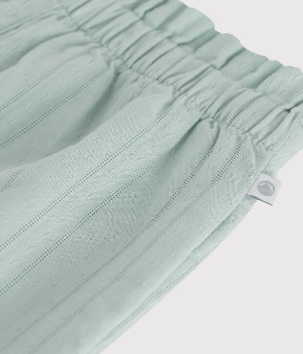 Babies' plain cotton shorts SPRAY