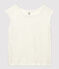Women's Plain Linen T-Shirt MARSHMALLOW white