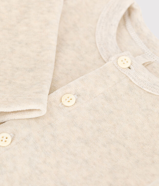 Cotton Velour Cardigan MONTELIMAR CHINE