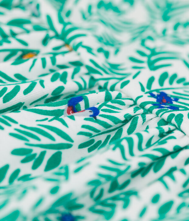 Babies' Cotton Dress white/multicolor