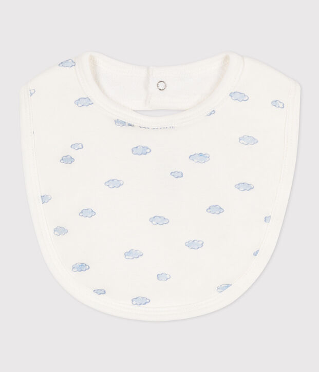 Printed Cotton Bib white/multicolor