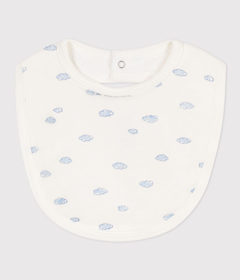 Printed Cotton Bib white/multicolor