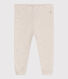 Babies' plain cotton leggings