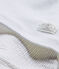 Baby boys' dual-fabric romper ECUME white/BEIGE beige