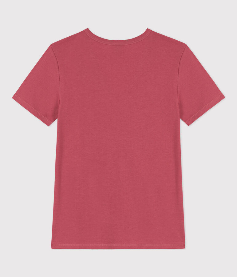 Women's Iconic Cotton V-Neck T-Shirt pink