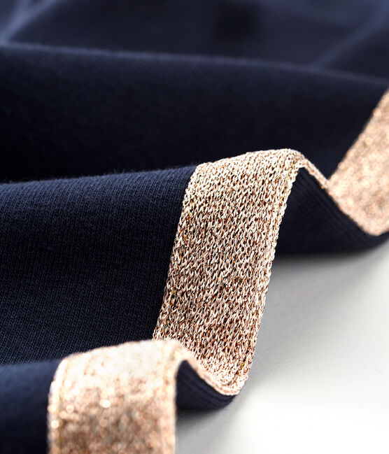 Girl's Lycra trousers SMOKING blue/COPPER pink