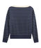 Women's Long-Sleeved Sweatshirt SMOKING blue/COQUILLE beige