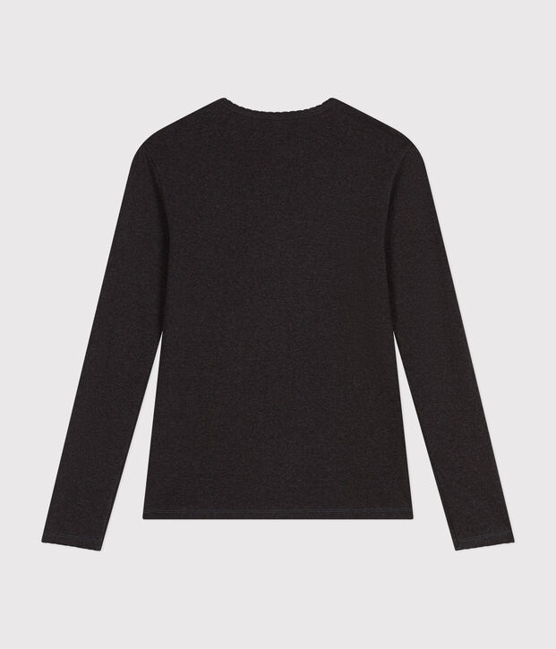 Women's Iconic Cocotte Stitch Cotton T-Shirt grey