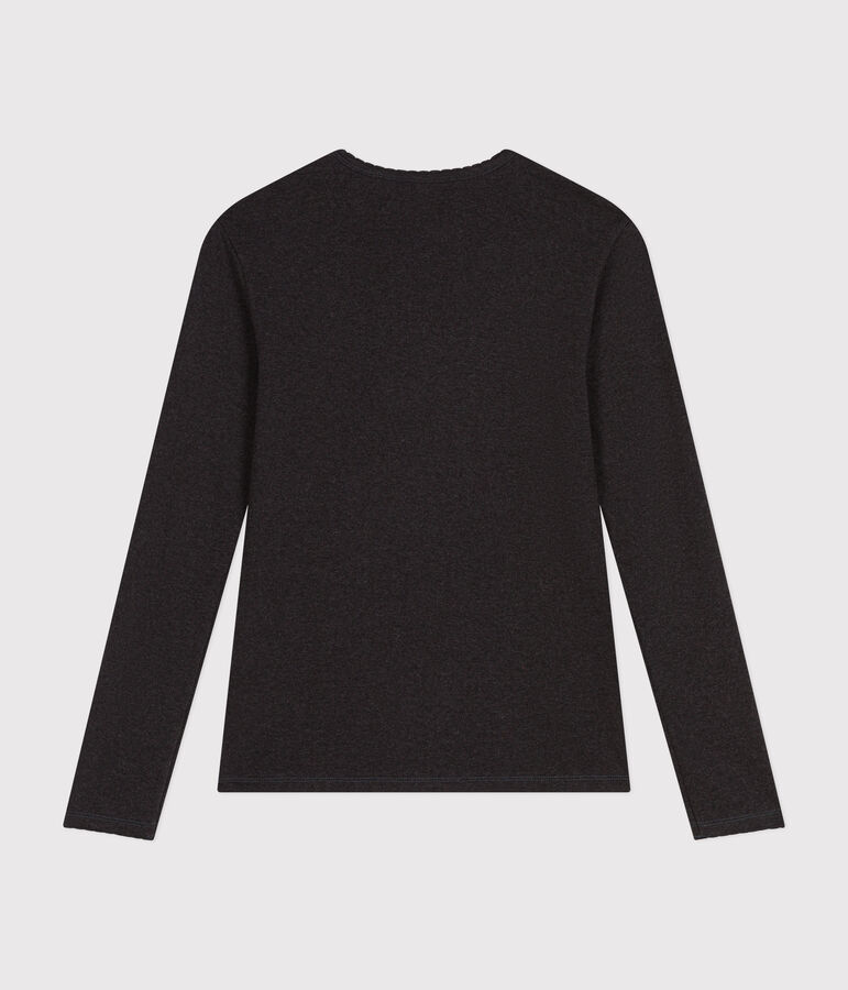 Women's Iconic Cocotte Stitch Cotton T-Shirt grey