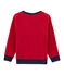 Boys' Ribbed Sweatshirt TERKUIT CN red