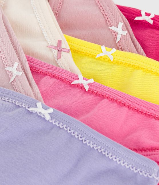 Pack of children's plain cotton pants variante 1