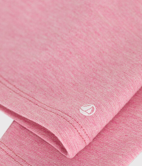 Babies' Long-Sleeved Jersey Blouse ROSELINE CHINE pink