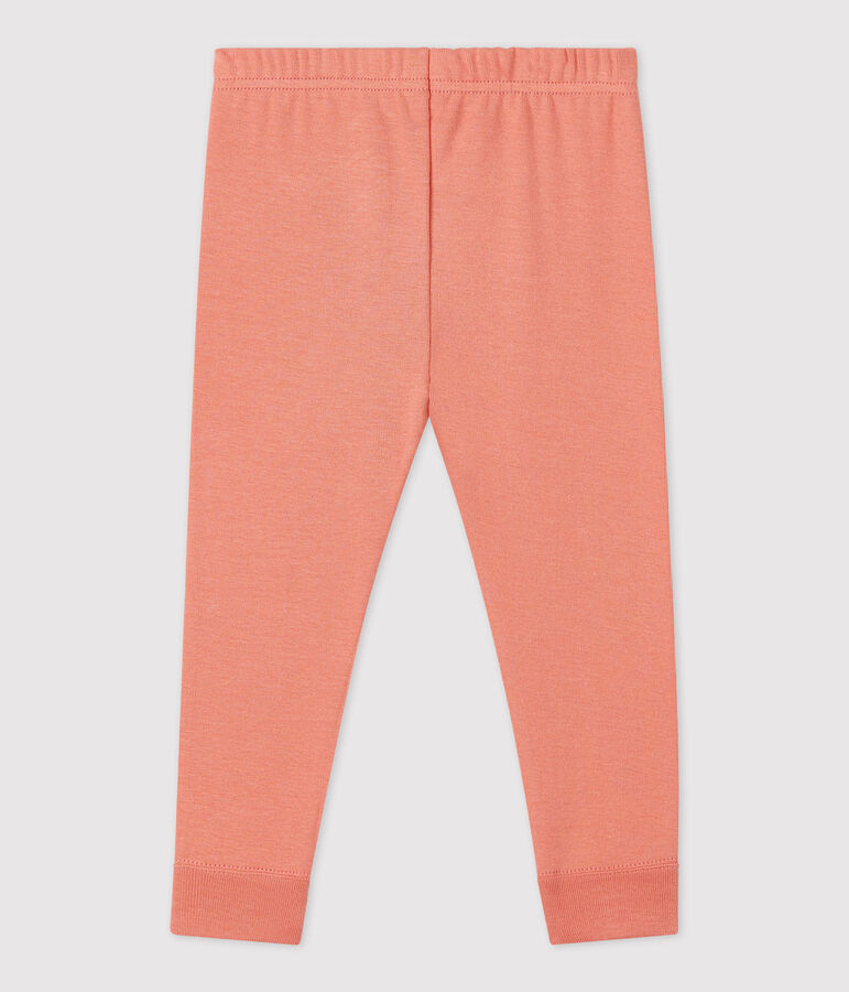 Babies' Organic Cotton Leggings PAPAYE pink