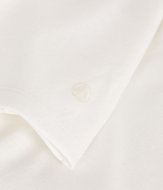 Women's Iconic Cocotte Stitch Cotton T-Shirt ECUME white