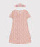Children's Cotton Floral Patterned Nightdress and Diadem SALINE pink/MULTICO white