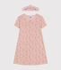 Children's Cotton Floral Patterned Nightdress and Diadem