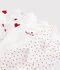 Babies' long-sleeved wrapover red heart pattern bodysuits - 3-Pack multicolor