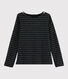 Women's shiny Breton Top