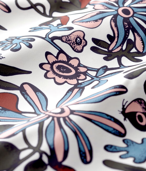 Snack bag in printed fabric MARSHMALLOW white/MULTICO white