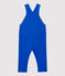 Babies' Fleece Dungarees DELFT blue