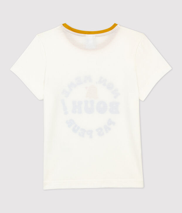 Girls' Short-Sleeved Cotton T-Shirt white