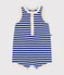 Babies' Terry Short Playsuit SURF blue/AVALANCHE