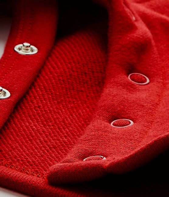 Baby boy's fleece overalls TERKUIT red