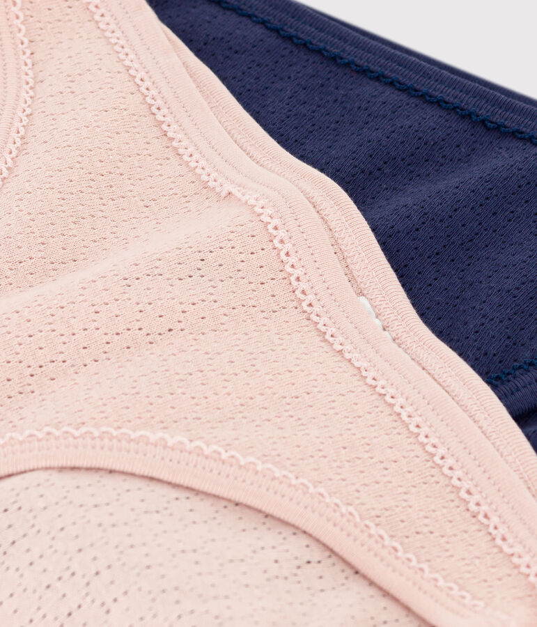 Women's Openwork Cotton Briefs - 2-Pack multicolor