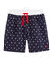 Boys' Print Beach Shorts SUBMARINE blue/MULTICO white