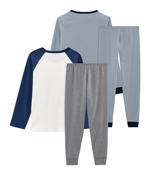 Boys' Ribbed Pyjamas - 2-Piece Set multicolor