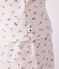 Children's short floral-print openwork cotton pyjamas MARSHMALLOW white/MULTICO white