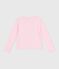 Children's plain cotton cardigan MARQUISE pink
