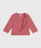 Babies' Fleece Cardigan ROSEWOOD pink