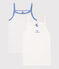 Girls' Cotton Strappy Vests - 2-Pack variante 1