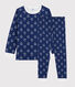 Boys' Yeti Patterned Wool/Cotton Pyjamas